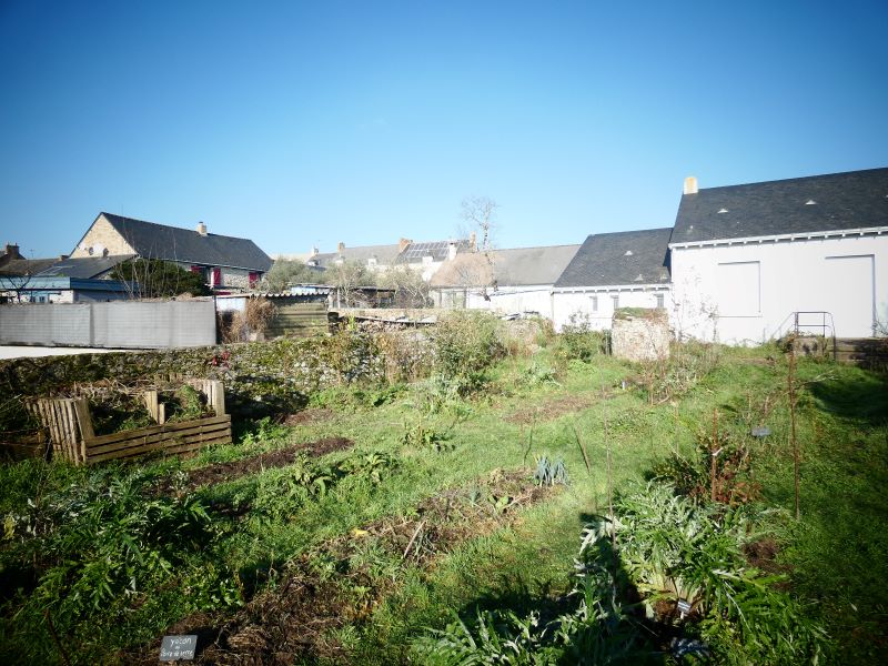 Le jardin partagé de la Quenaudais en décembre 2023